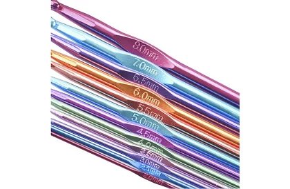 Buclele pentru croșetat - 12 bucăți