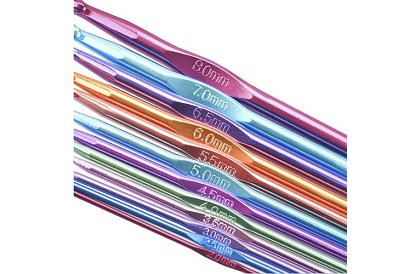 Buclele pentru croșetat - 12 bucăți