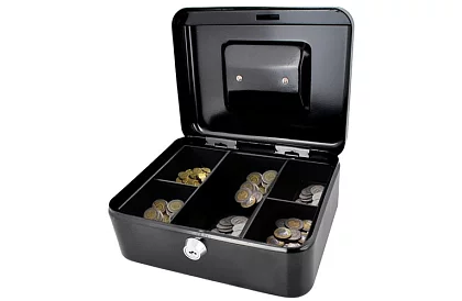 Cutie de bani din metal