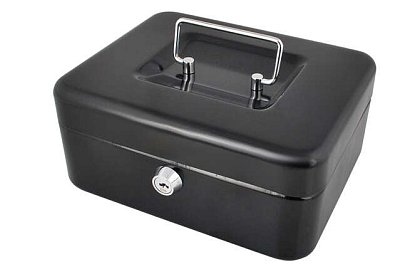 Cutie de bani din metal