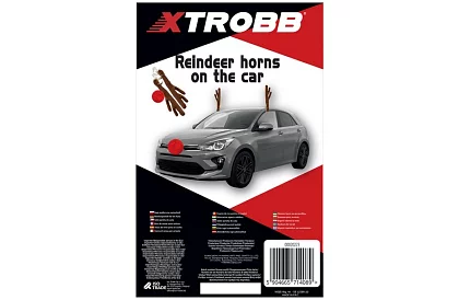 Antlers de ren și nas – decorațiuni pentru mașina dumneavoastră