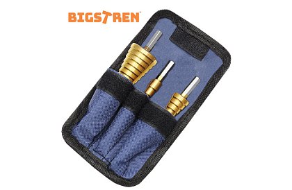 Set de burghie conice pentru tablă - 3 buc.