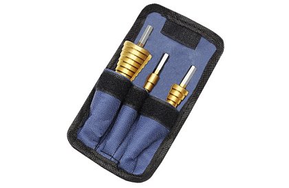 Set de burghie conice pentru tablă - 3 buc.