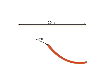 PLA filamenturi – set 20 buc x 20 m – mix culori
