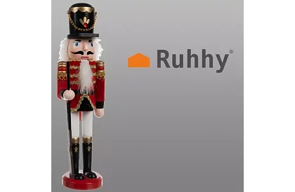 Nutcracker din lemn – figură decorativă de 30 cm