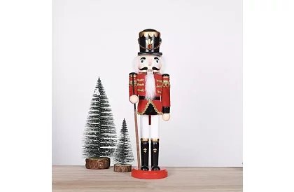 Nutcracker din lemn – figură decorativă de 30 cm