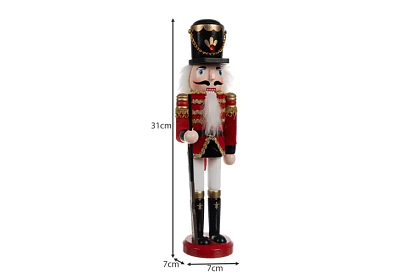 Nutcracker din lemn – figură decorativă de 30 cm