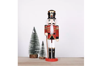 Nutcracker din lemn – figură decorativă de 30 cm