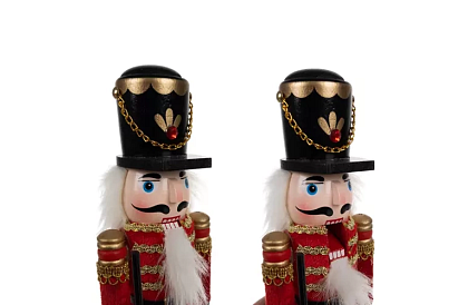 Nutcracker din lemn – figură decorativă de 30 cm