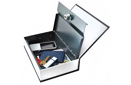 Seif în formă de carte - un seif ascuns într-o carte