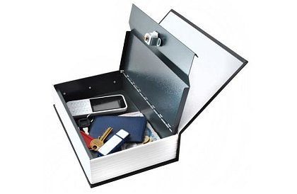 Seif în formă de carte - un seif ascuns într-o carte