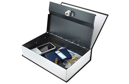 Seif în formă de carte - un seif ascuns într-o carte