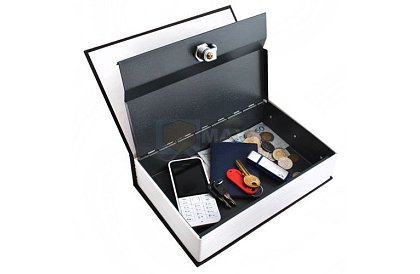 Seif în formă de carte - un seif ascuns într-o carte