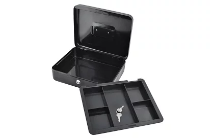 Cutie mare de bani din metal