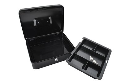 Cutie mare de bani din metal