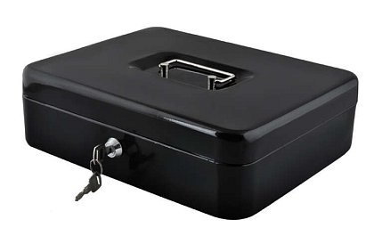 Cutie mare de bani din metal