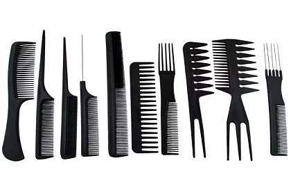 Pieptene profesionale de coafat - set de 10