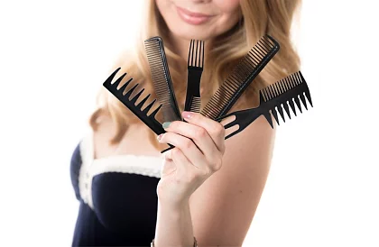 Pieptene profesionale de coafat - set de 10