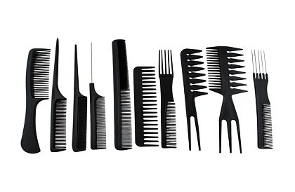 Pieptene profesionale de coafat - set de 10