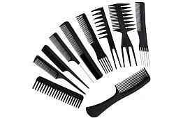 Pieptene profesionale de coafat - set de 10