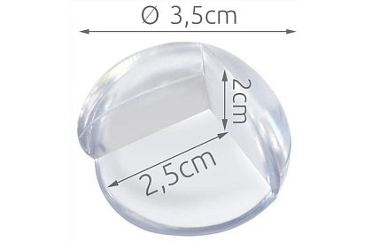 Protecții autoadezive din silicon pentru margini – 4 buc.