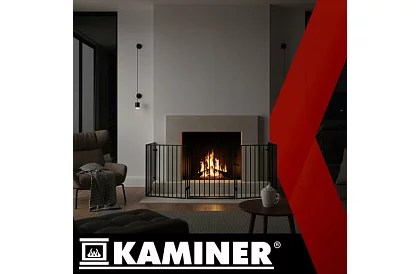 Barieră de șemineu în fața șemineului