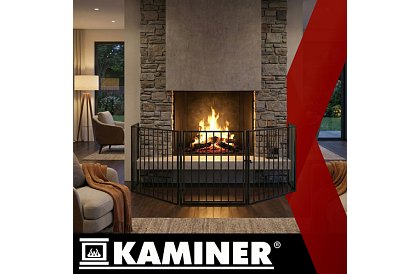 Barieră de șemineu în fața șemineului