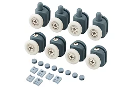 Rotițe pentru uși glisante de duș - 8 buc