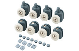 Rotițe pentru uși glisante de duș - 8 buc