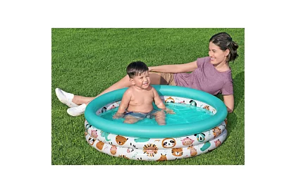 Bazină gonflabilă colorată pentru copii 102×25 cm – Bestway 51008