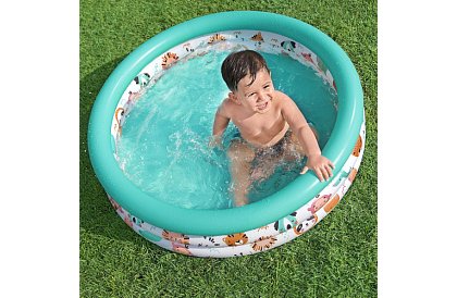 Bazină gonflabilă colorată pentru copii 102×25 cm – Bestway 51008