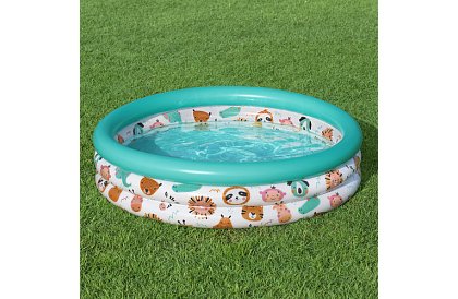 Bazină gonflabilă colorată pentru copii 102×25 cm – Bestway 51008