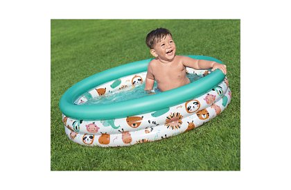 Bazină gonflabilă colorată pentru copii 102×25 cm – Bestway 51008