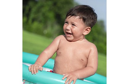 Bazină gonflabilă colorată pentru copii 102×25 cm – Bestway 51008