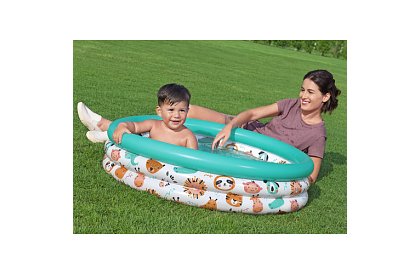 Bazină gonflabilă colorată pentru copii 102×25 cm – Bestway 51008