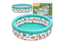 Bazină gonflabilă colorată pentru copii 102×25 cm – Bestway 51008