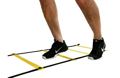 Scara de coordonare pentru exerciții – ajustabilă, 12 trepte, cu geantă