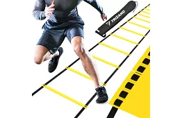 Scara de coordonare pentru exerciții – ajustabilă, 12 trepte, cu geantă