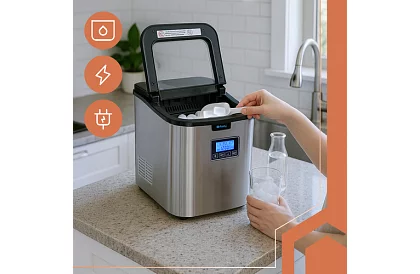 Generator de cuburi de gheață – 3 dimensiuni cu ecran LCD