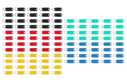 Brelocuri pentru identificare ușoară – 100 buc, colorate