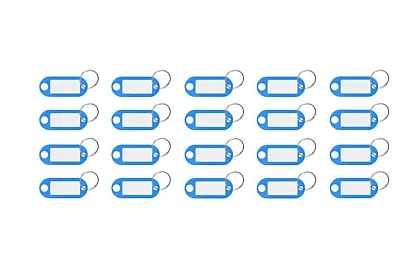 Brelocuri pentru identificare ușoară – 100 buc, colorate