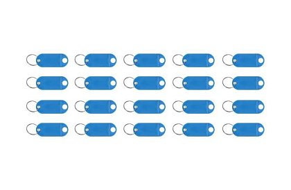 Brelocuri pentru identificare ușoară – 100 buc, colorate