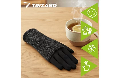 Mănuși tactile - negre