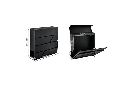 Cutia poștală – antracit