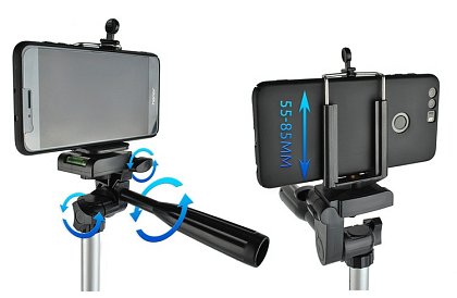 Trepied pentru telefon, cameră foto și dispozitive digitale – stabil și portabil - set