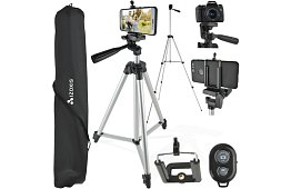 Trepied pentru telefon, cameră foto și dispozitive digitale – stabil și portabil - set