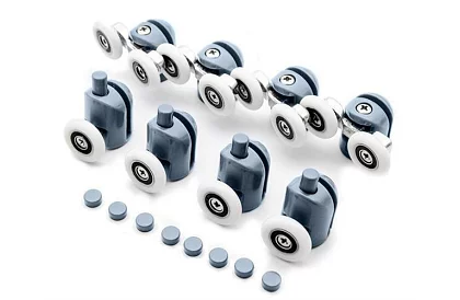 Roți pentru ușile glisante ale cabinelor de duș – 8 buc. KK9646