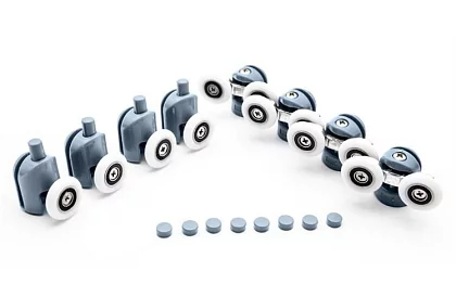 Roți pentru ușile glisante ale cabinelor de duș – 8 buc. KK9646