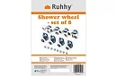 Roți pentru ușile glisante ale cabinelor de duș – 8 buc. KK9646