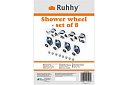 Roți pentru ușile glisante ale cabinelor de duș – 8 buc. KK9646